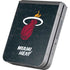NBA Miami Heat Black Partial Logo Galaxy Z Flip6 Skin